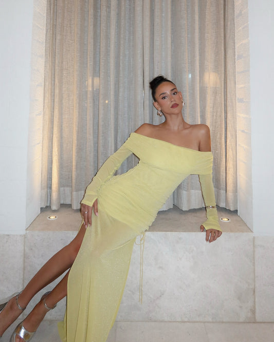 Benni - Blaire Midi Dress - Lemon