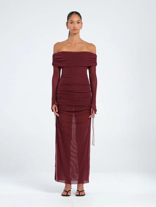 Benni - Blaire Midi Dress - Plum
