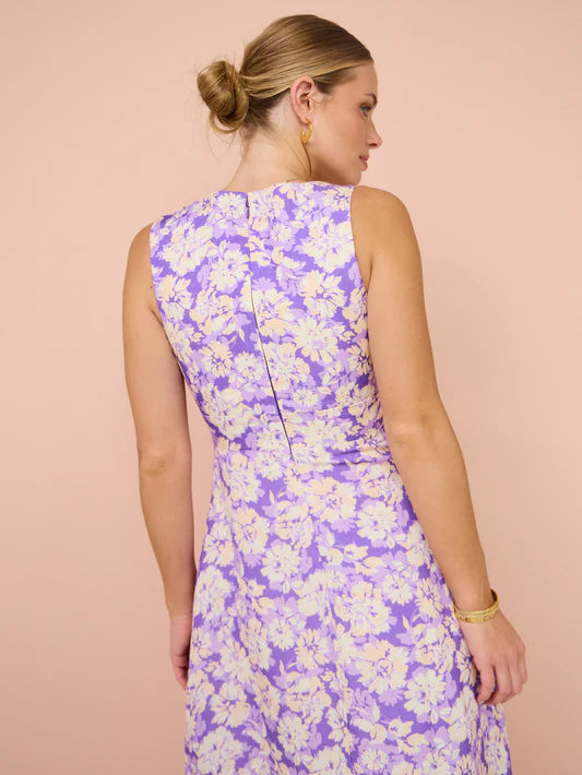 Acler - Ardanary Maxi Dress in Violet Imprint