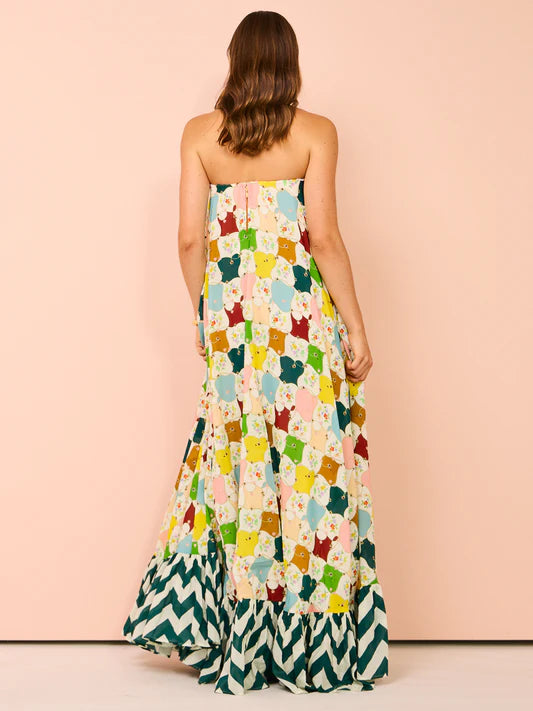 Alemais - Evely Strapless Gown In Multi