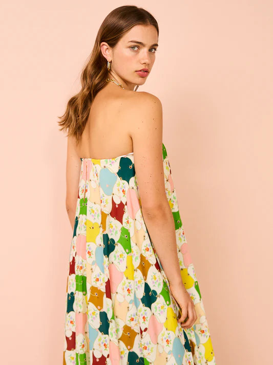 Alemais - Evely Strapless Gown In Multi