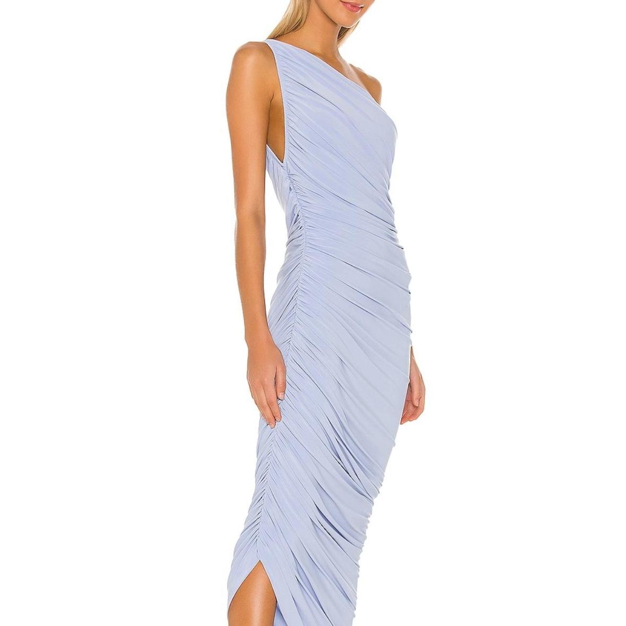 Norma Kamali - Diana One-Shoulder Midi Dress - Celestial Blue