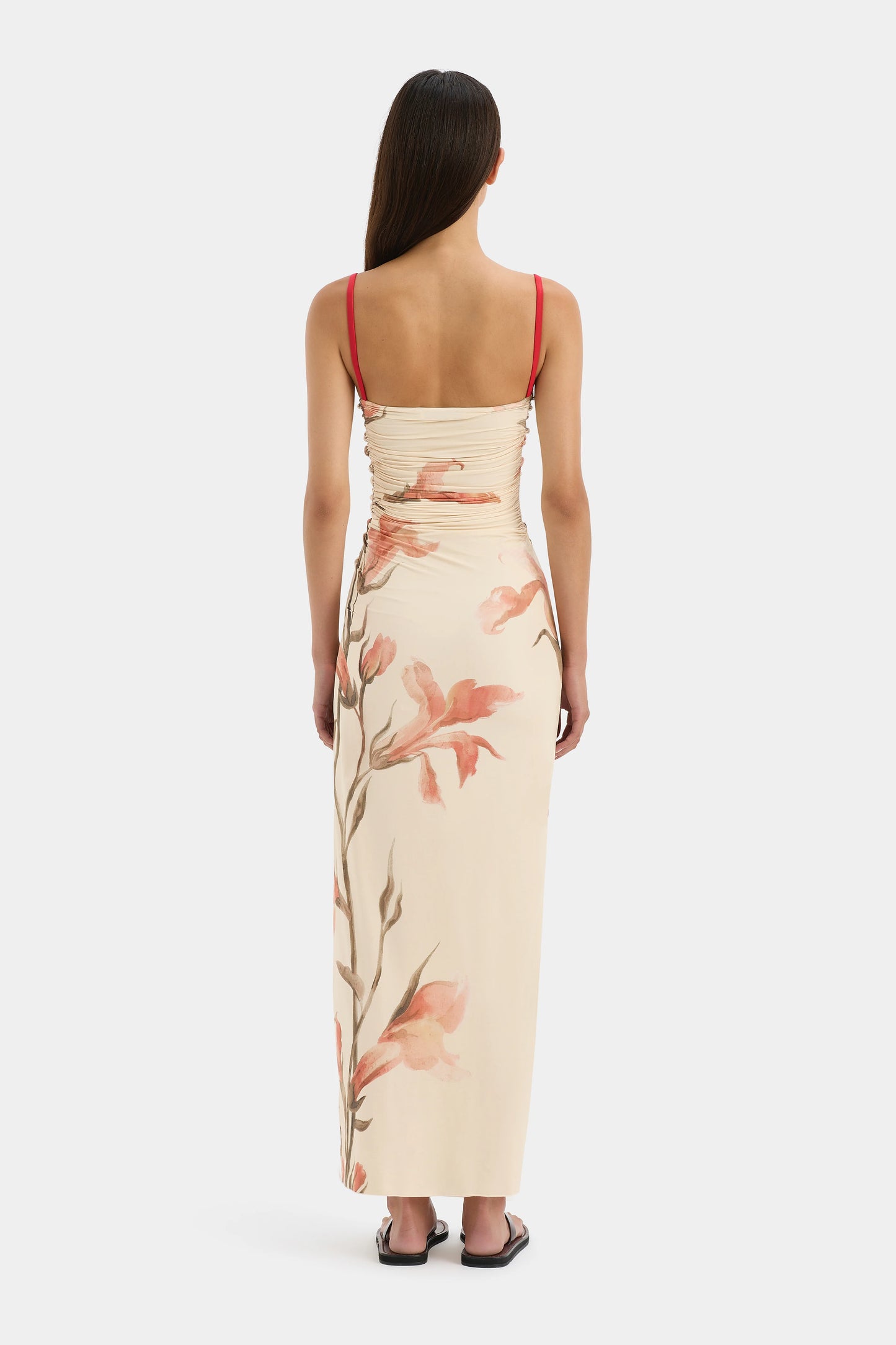 SIR - Hana Ruched Midi Dress