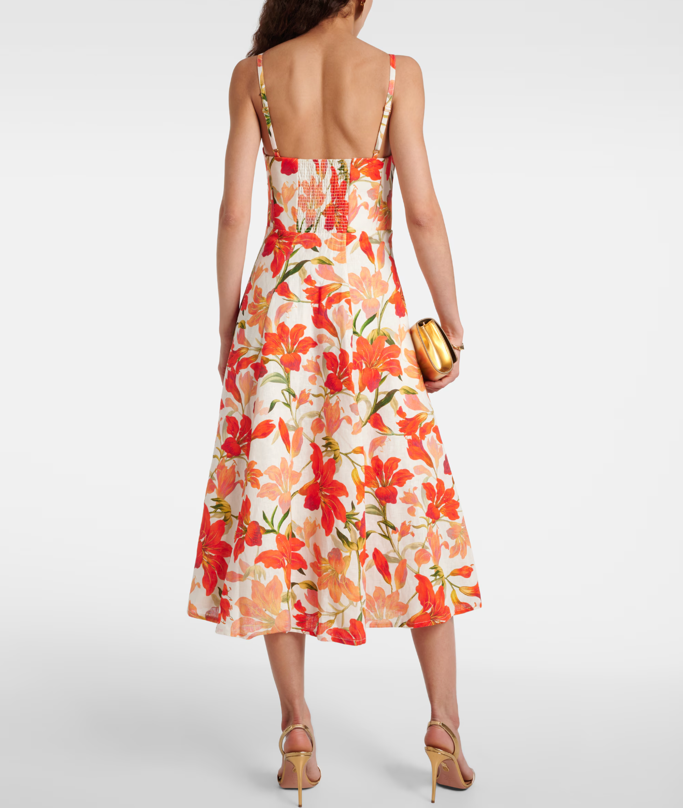 Zimmerman - Tranquillity floral linen midi dress