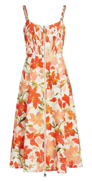 Zimmerman - Tranquillity floral linen midi dress