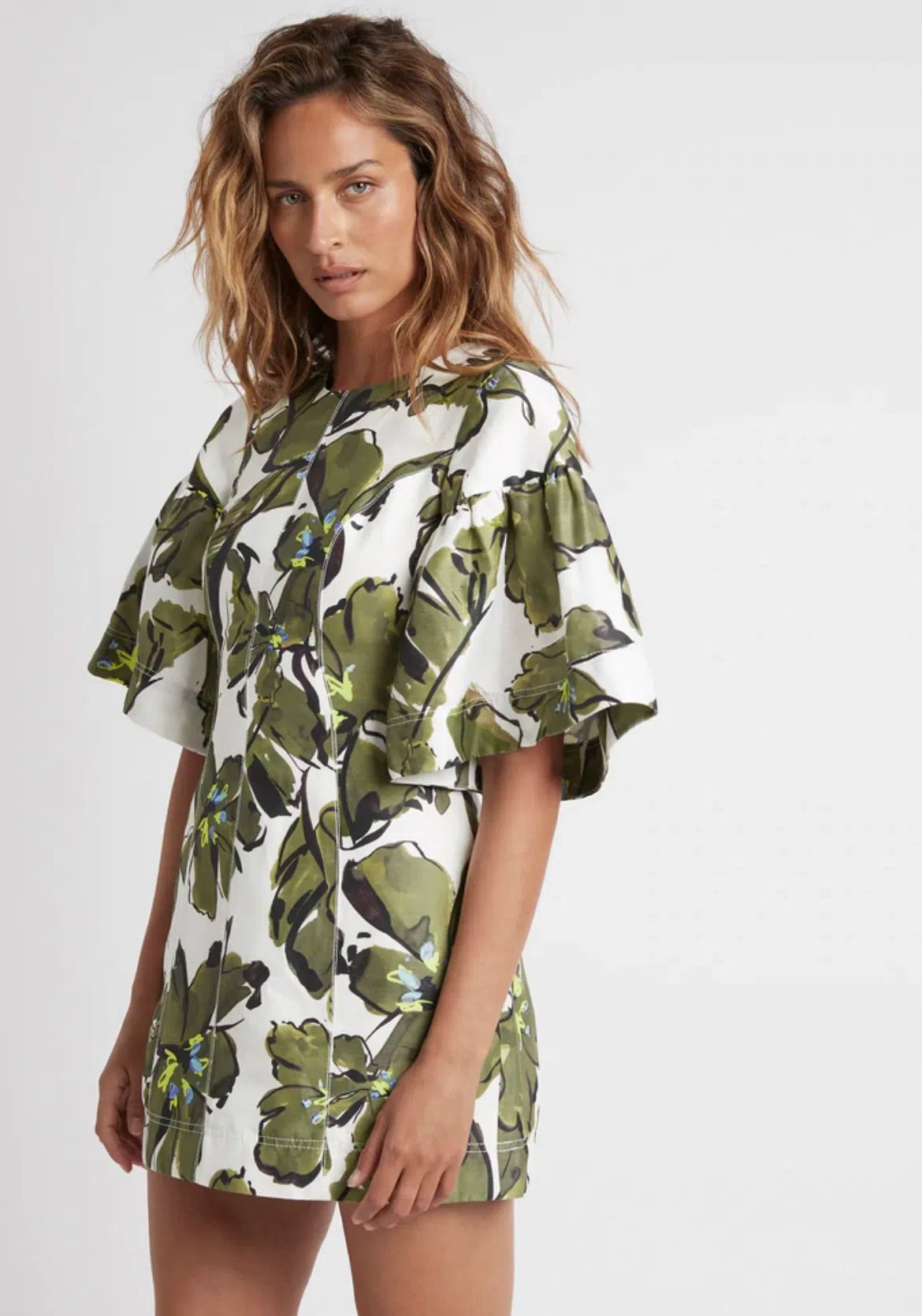 AJE - Oasis Floral-print Dress